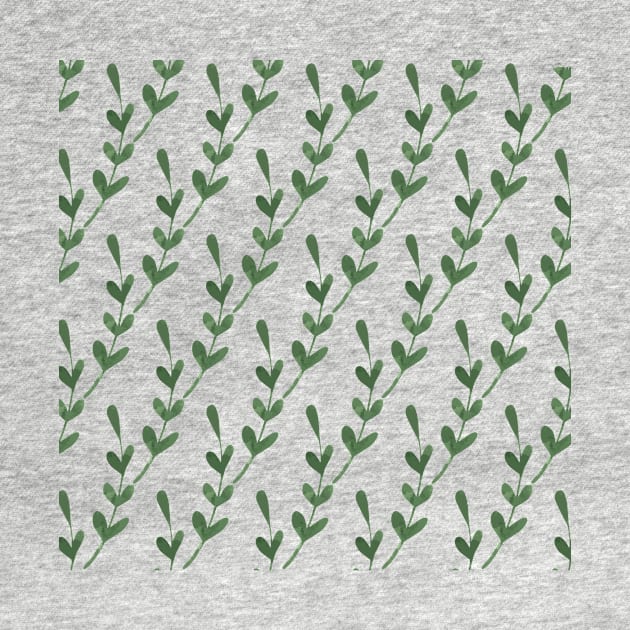 Botanical leaf pattern by hedehede